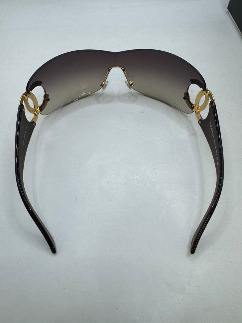 CHANEL シャネル　サングラス　カラーレンズ　フレームレス　ココマーク