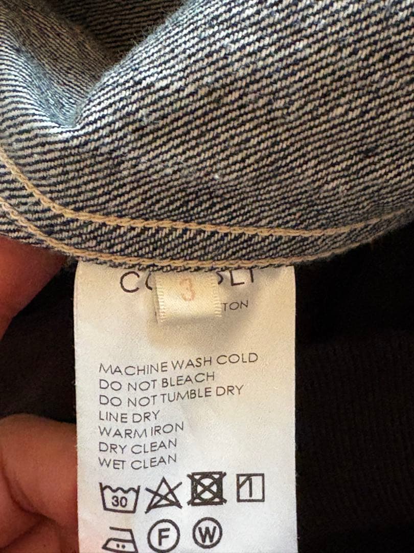 廃盤　COMOLI デニムジャケット 20AWネイビー　インディゴ　サイズ３