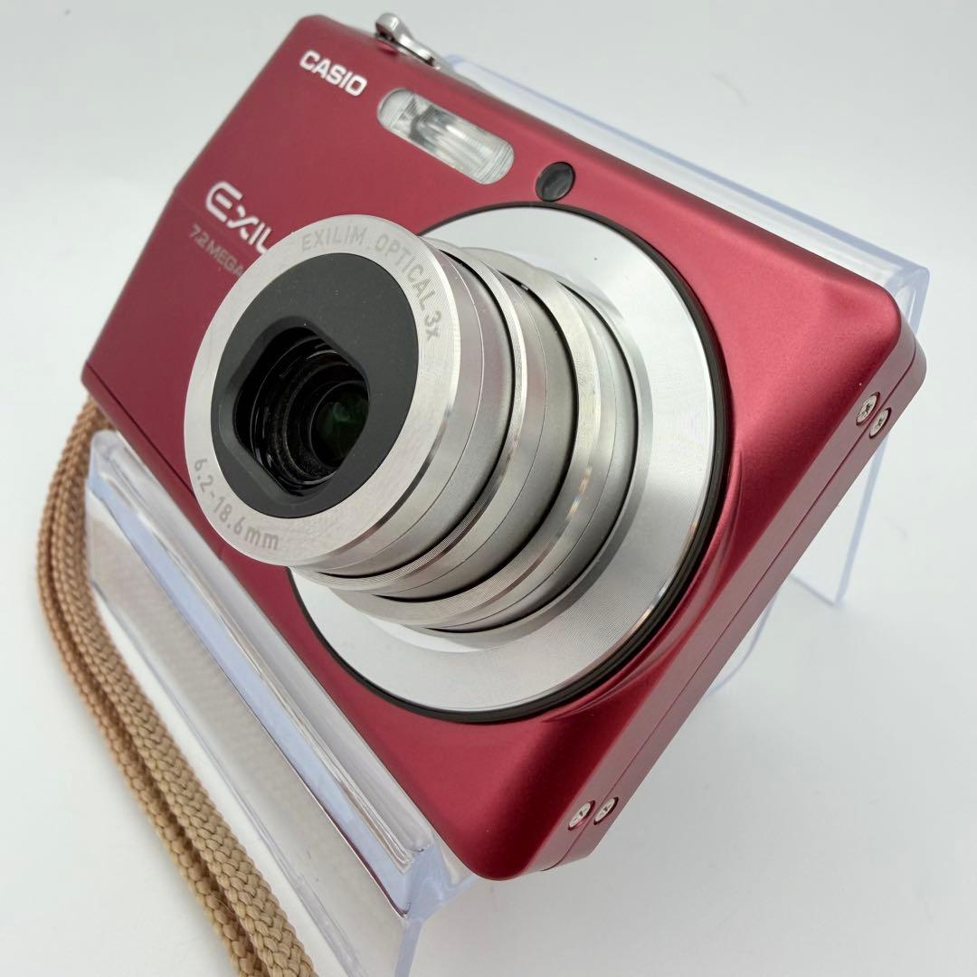 【美品】CASIO EXILIM EX-Z700 レッド デジタルカメラ
