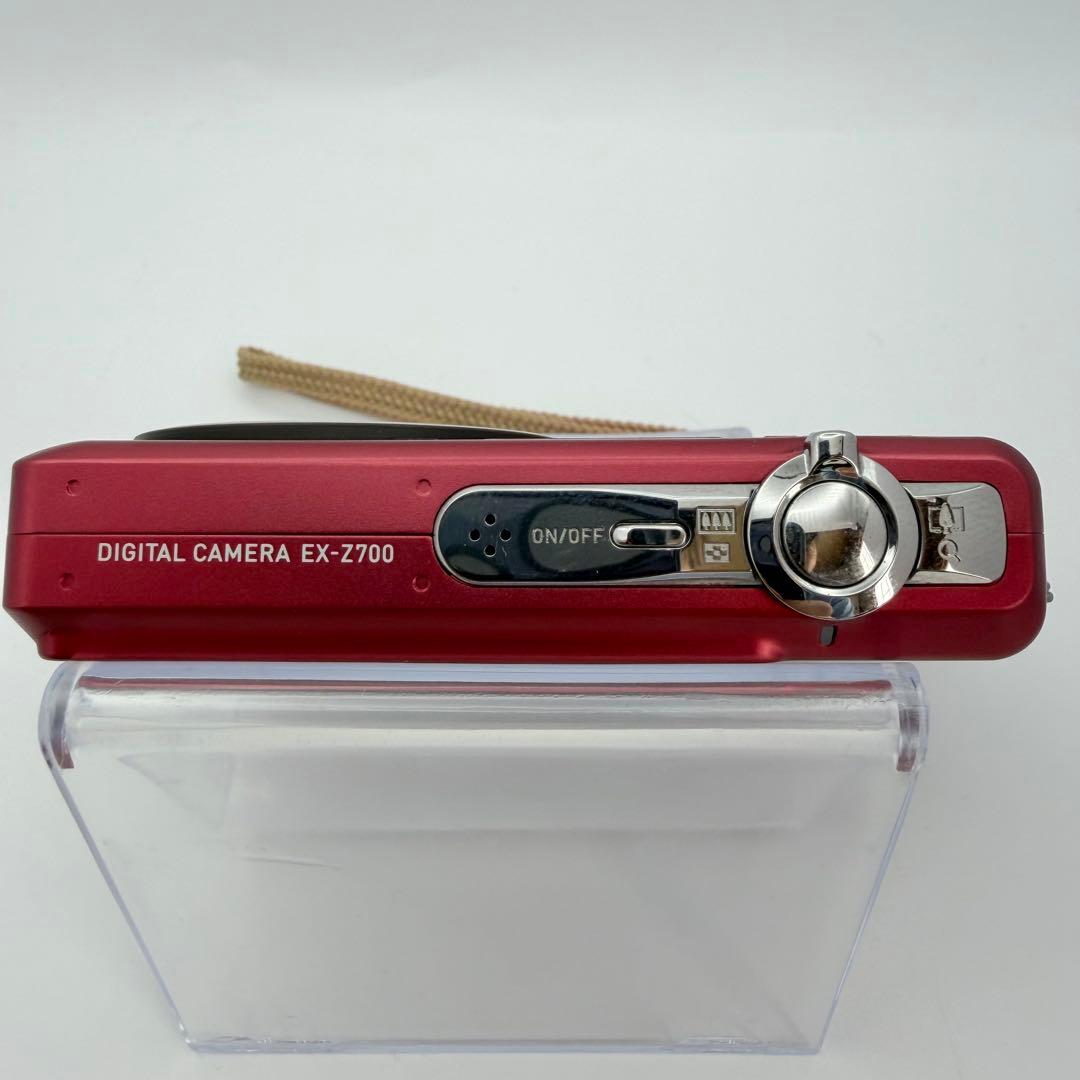 【美品】CASIO EXILIM EX-Z700 レッド デジタルカメラ