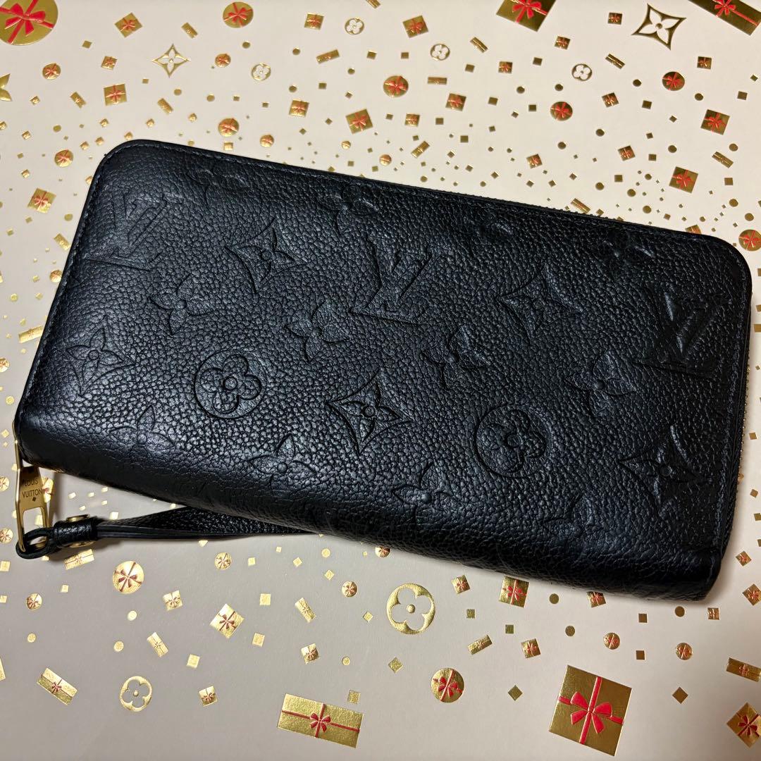 【極上美品】ICチップ ルイヴィトン モノグラム アンプラント ブラック 長財布