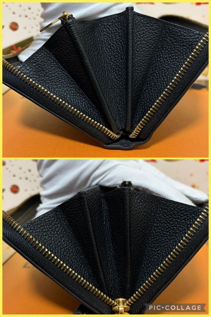 【極上美品】ICチップ ルイヴィトン モノグラム アンプラント ブラック 長財布