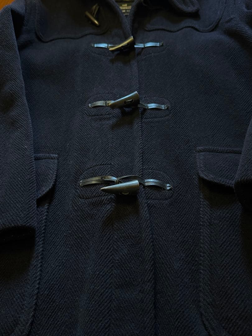 【Gloverall】 Duffle Coatダッフルヘリンボーン　キングストン