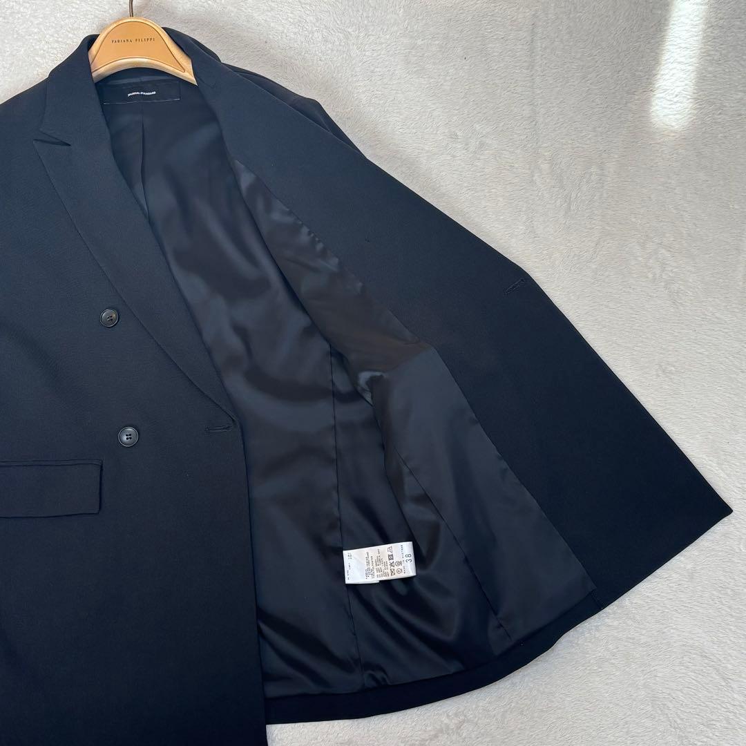 【未使用級】ジャーナルスタンダード ダブルテーラードジャケット ストレッチ 黒