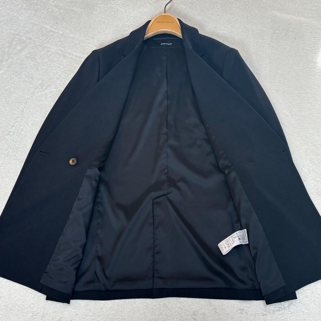 【未使用級】ジャーナルスタンダード ダブルテーラードジャケット ストレッチ 黒