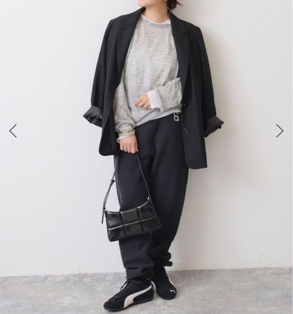 【未使用級】ジャーナルスタンダード ダブルテーラードジャケット ストレッチ 黒