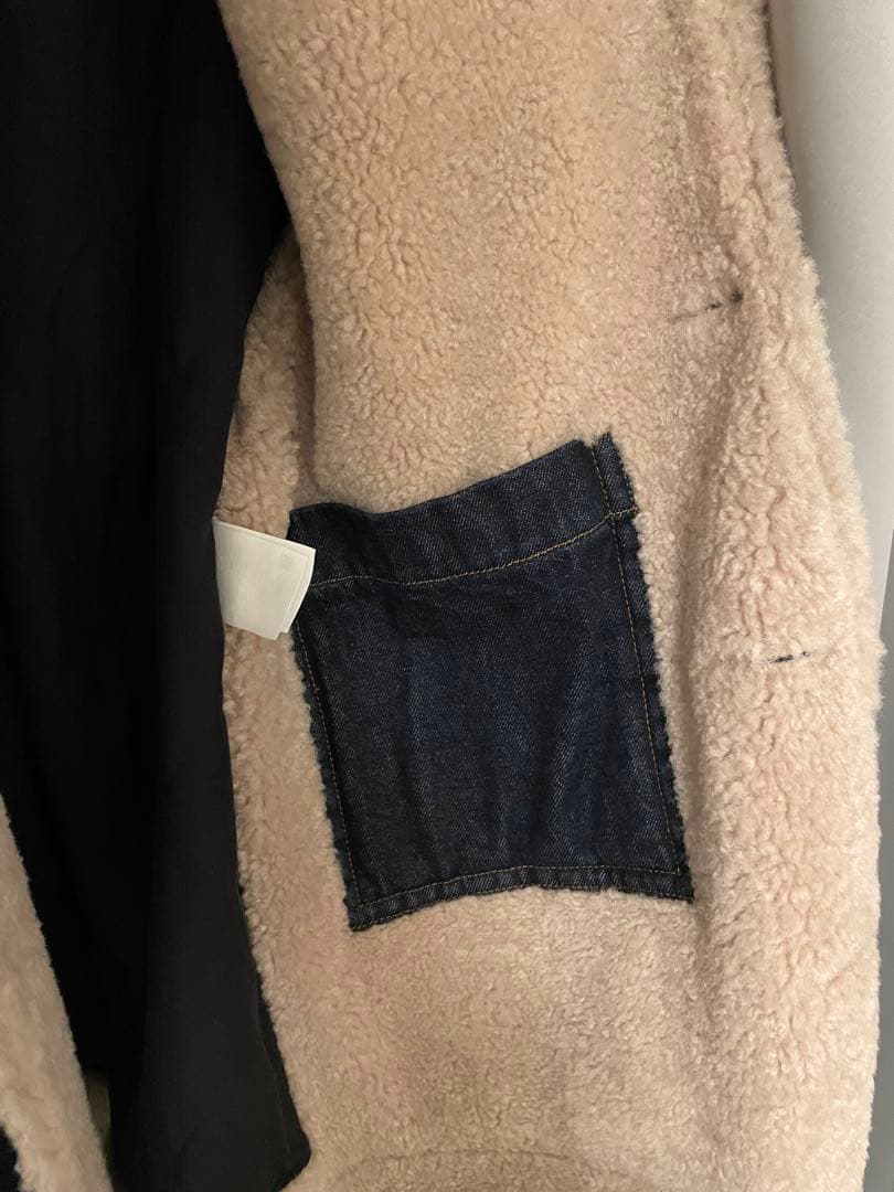 dries van notten 24AWボアデニムジャケット