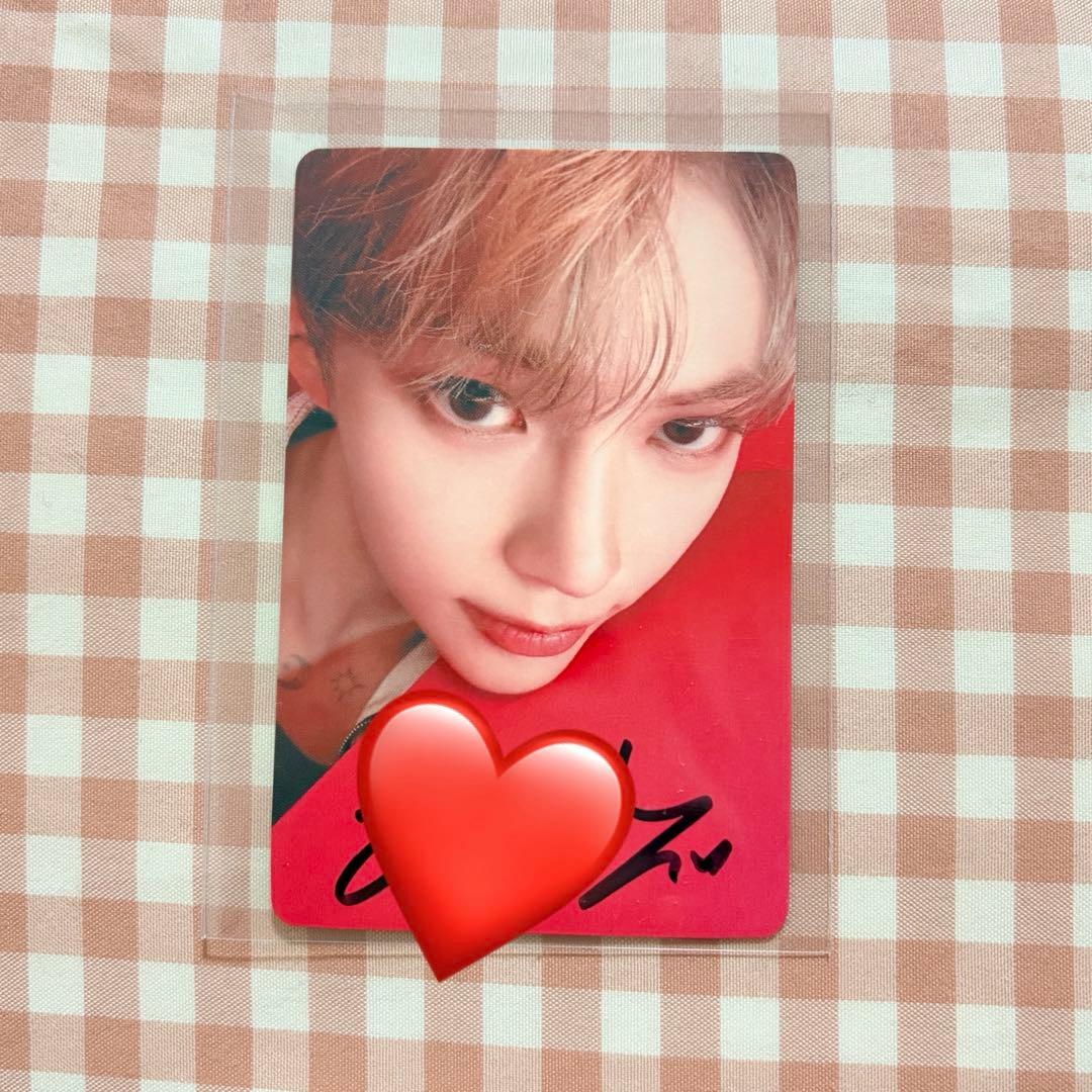 ZB1 ソンハンビン ハンビン G賞 直筆サイン入りフォトカード（Type-B）