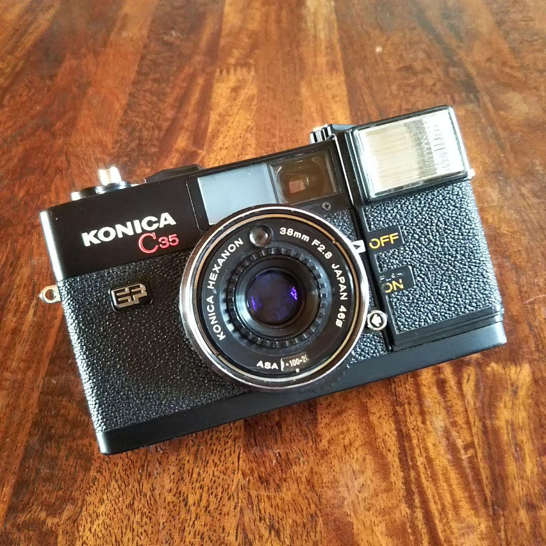 コニカ C35 EF 動作品！ Konica C35 EF フィルムカメラ