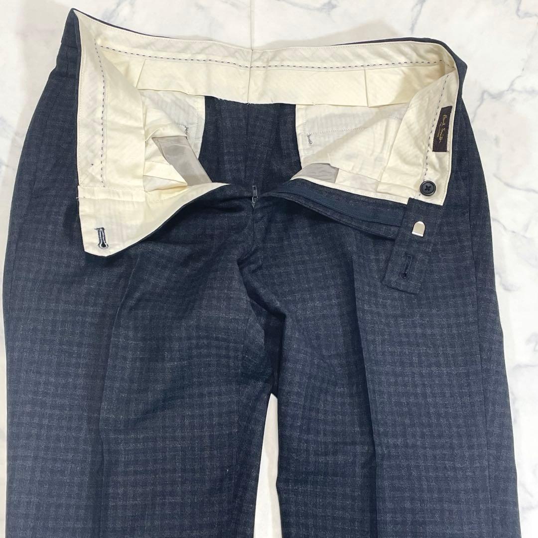 現行✨ ポールスミス REDA スーツ セットアップ チェック柄 裏地花柄 総柄