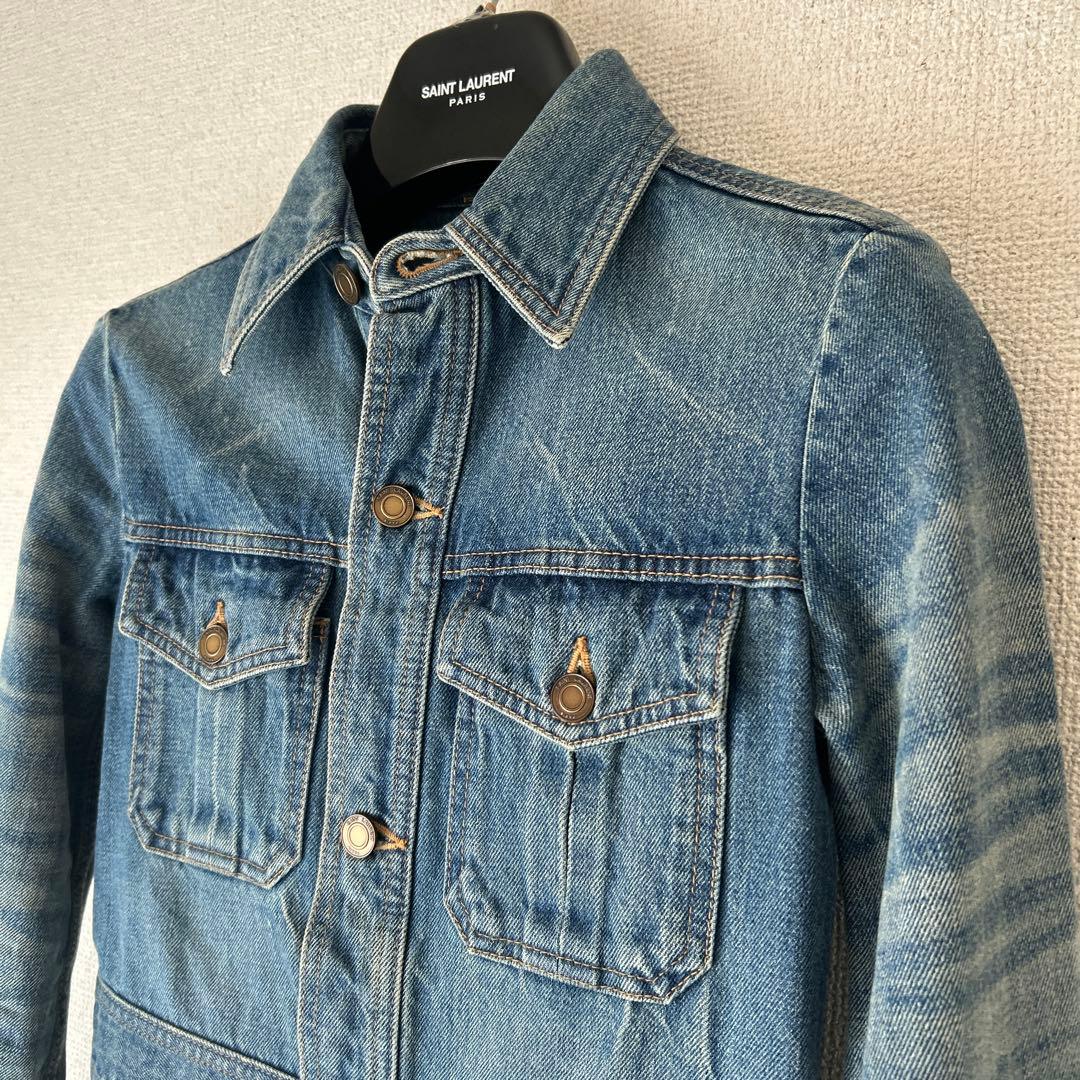 美品SAINTLAURENT サンローランパリ　デニムジャケット