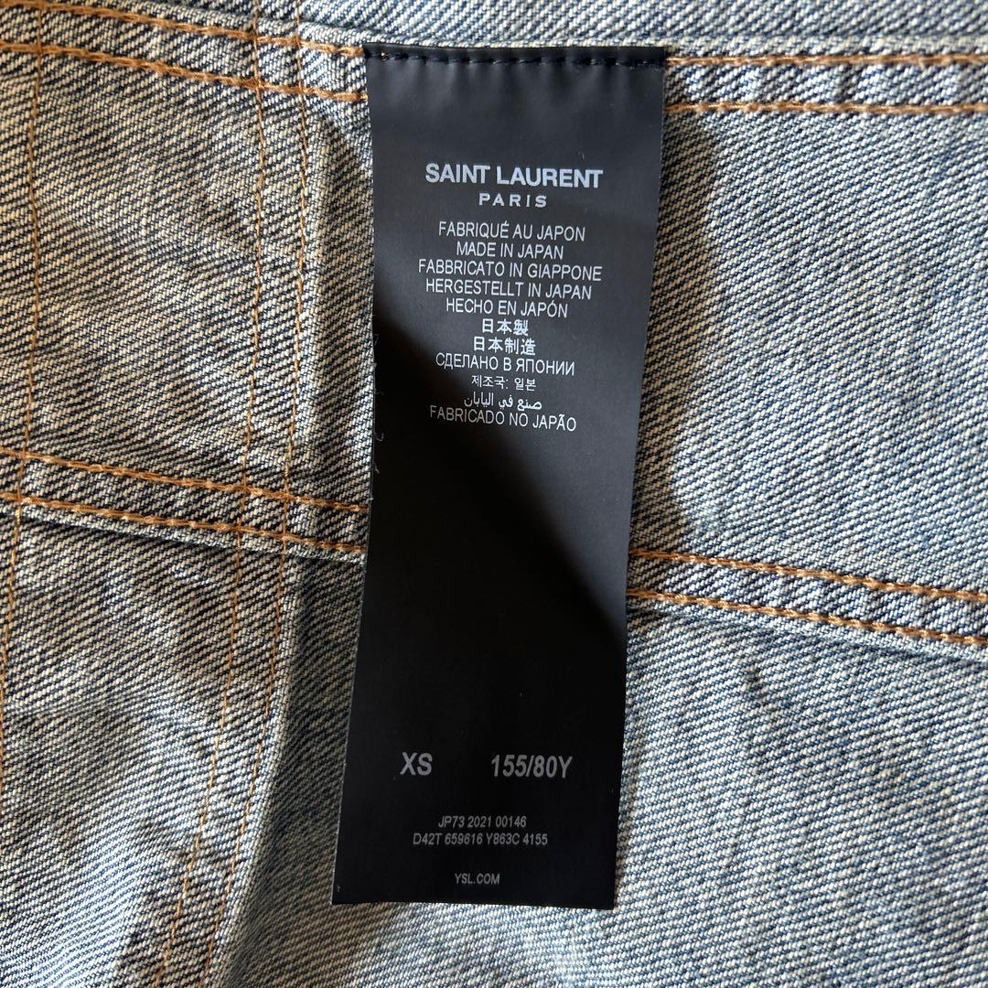 美品SAINTLAURENT サンローランパリ　デニムジャケット