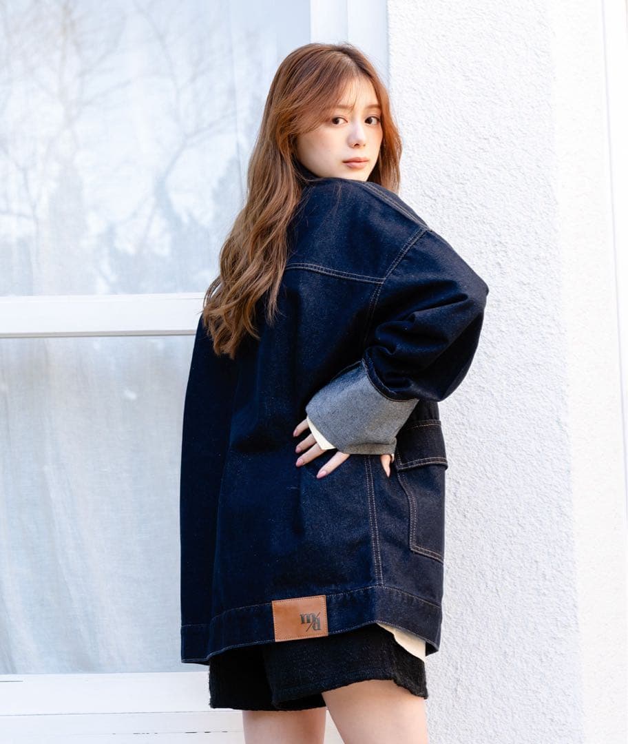 mideal デニムオーバージャケット