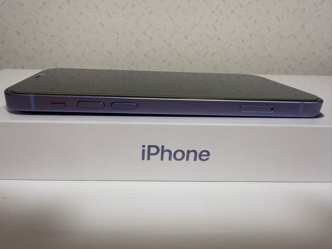 純正バッテリー99% iPhone12本体 128GB パープル　美品