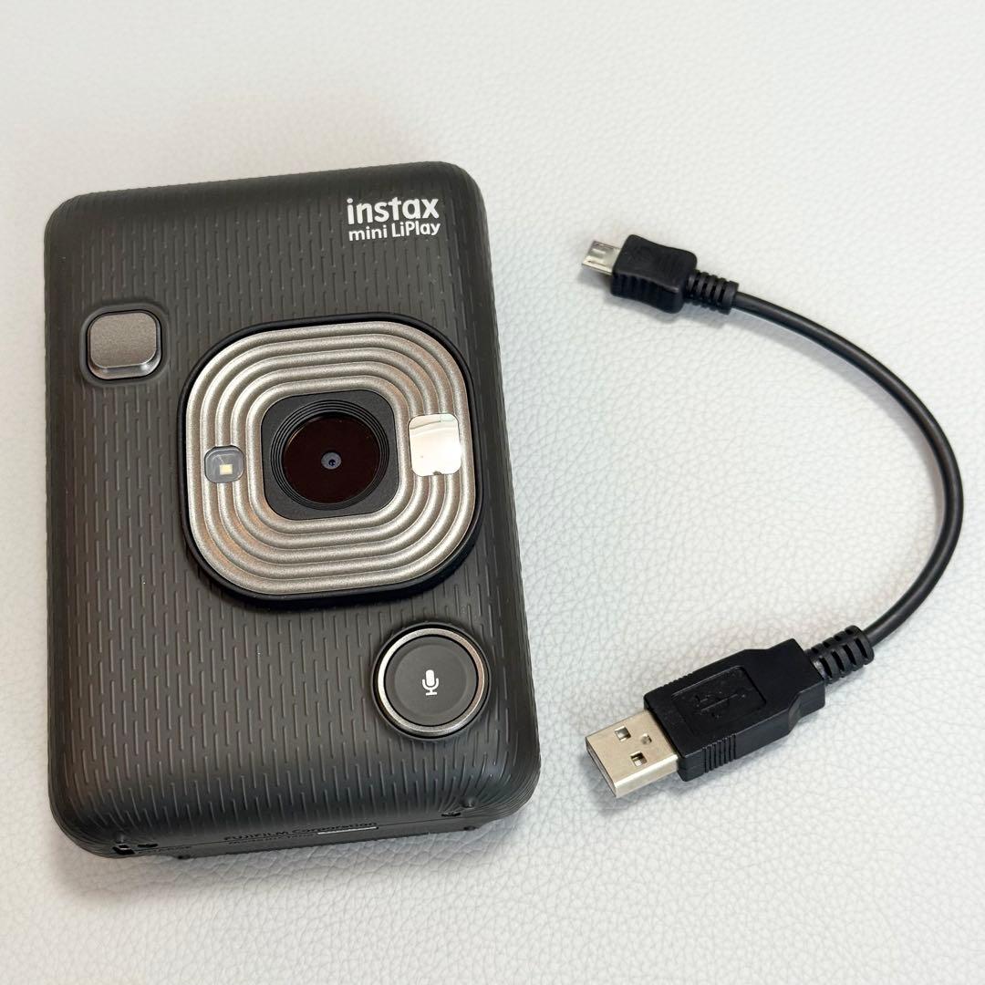 限定カラー FUJIFILM instax mini LiPlay ダークグレー