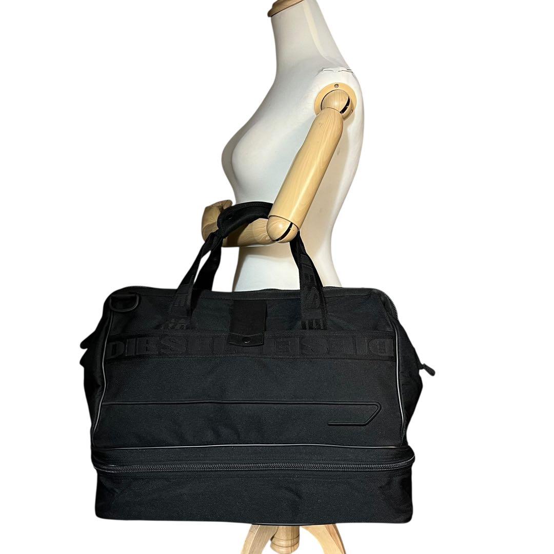 DIESEL ディーゼル　ボストンバッグ ブラック　大容量