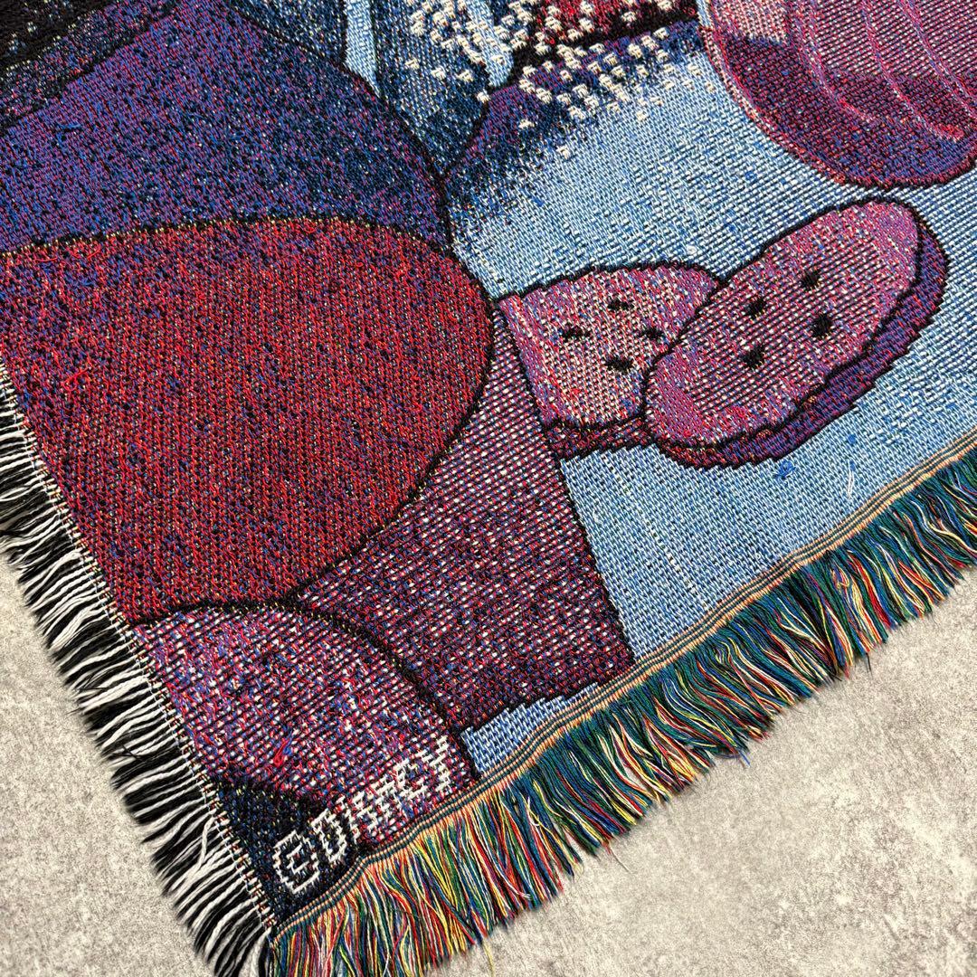 ディズニー　ピーターパン　ティンカーベル　ラグ　ソファーカバー 118×152