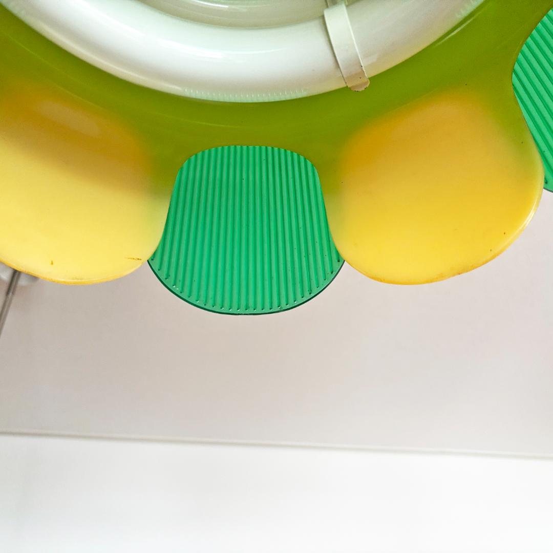 ナショナル 昭和 レトロ ポップ フリル 蛍光灯 照明 ペンダント ライト