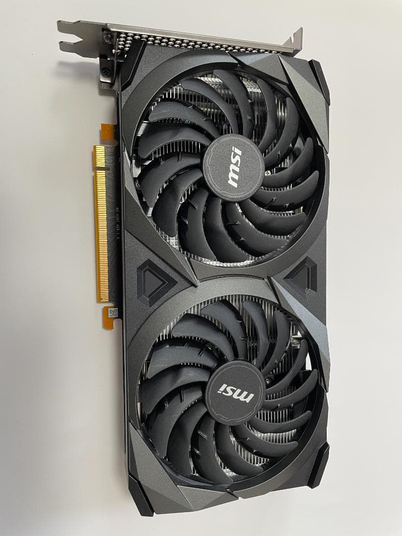 MSI RTX3060 Ti VENTUS 2X 8G 禁煙環境 ガレリア取外