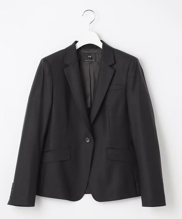 23区　美品　ファインネスウール ジャケット　フレアスカート　スーツセットアップ