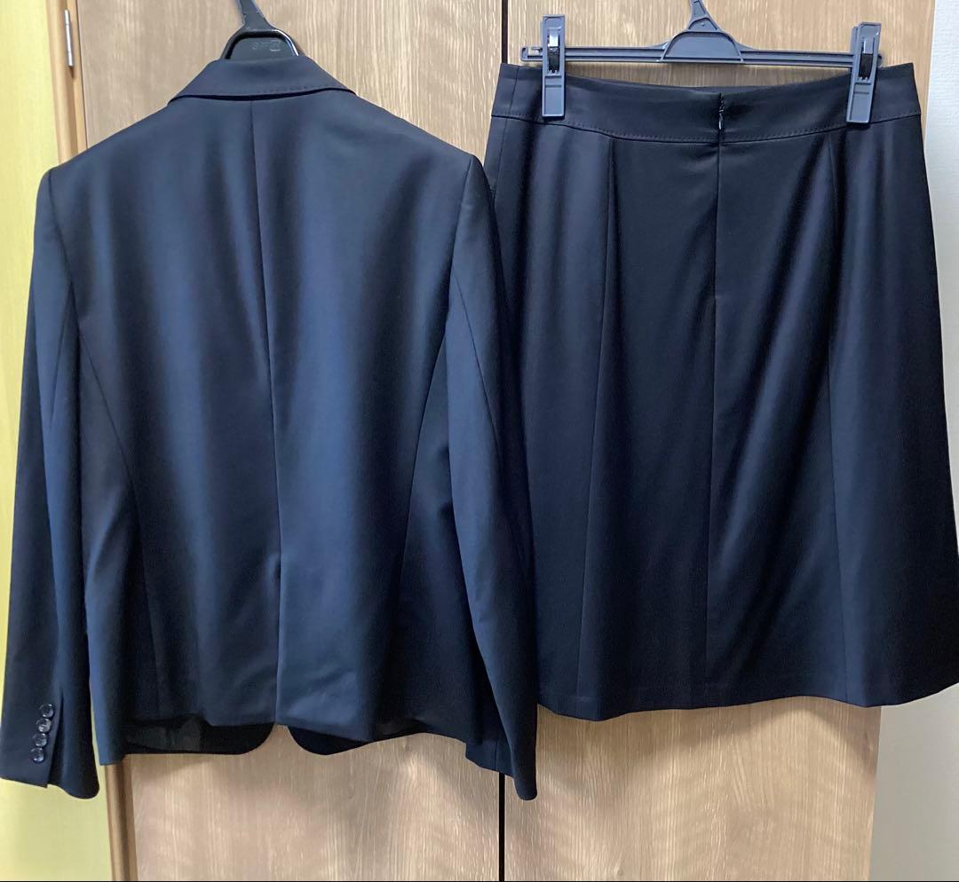 23区　美品　ファインネスウール ジャケット　フレアスカート　スーツセットアップ