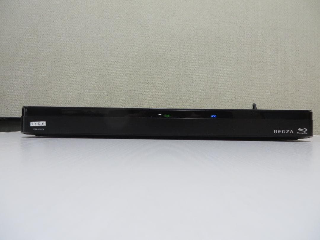 東芝ブルーレイレコーダー DBR-W2008２番組２TB　2018年製　完動美品