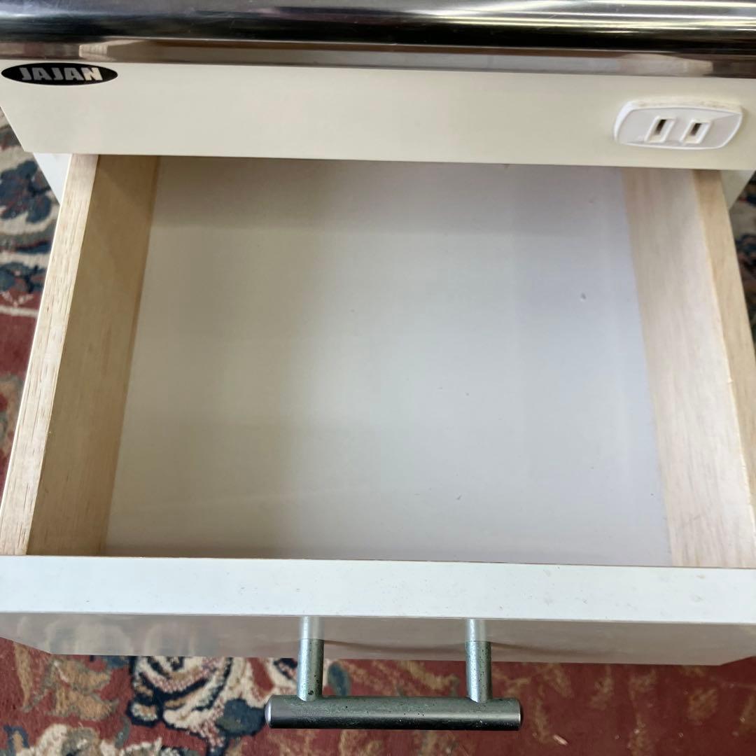 JAJAN ステンレストップトローリー キャスター付き 5段キッチンワゴン