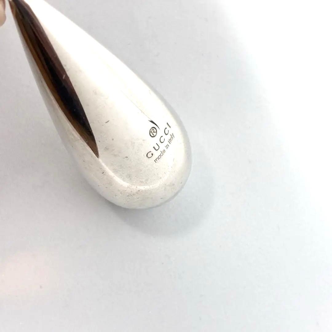 GUCCI ネックレス ティアドロップ シルバー