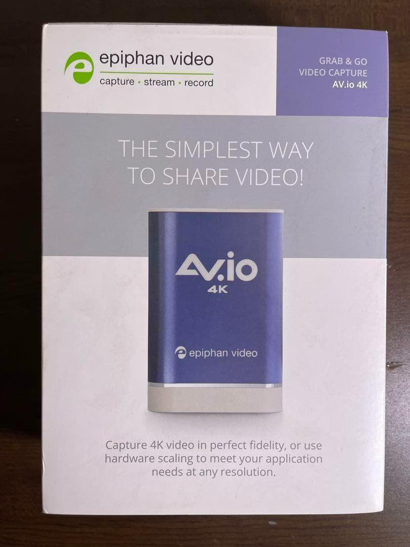 AV.io 4K - HDMI/DVI-D信号 コンバータ・キャプチャユニット