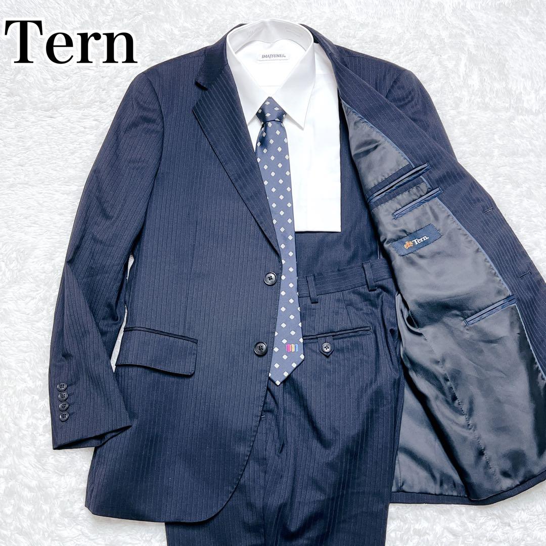 【美品】Tern ターン AB6 メンズスーツ セットアップ ネイビー ビジネス