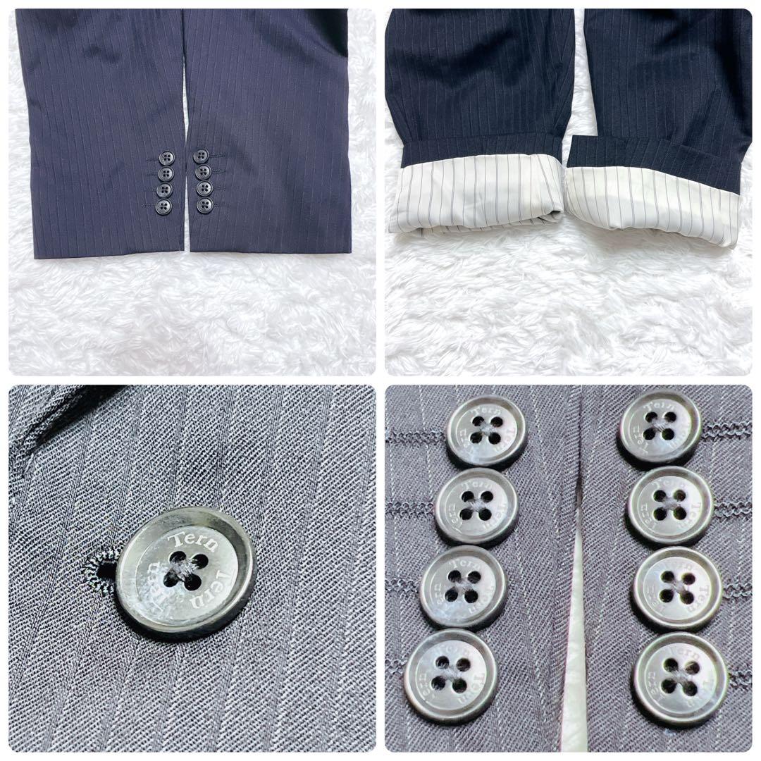 【美品】Tern ターン AB6 メンズスーツ セットアップ ネイビー ビジネス