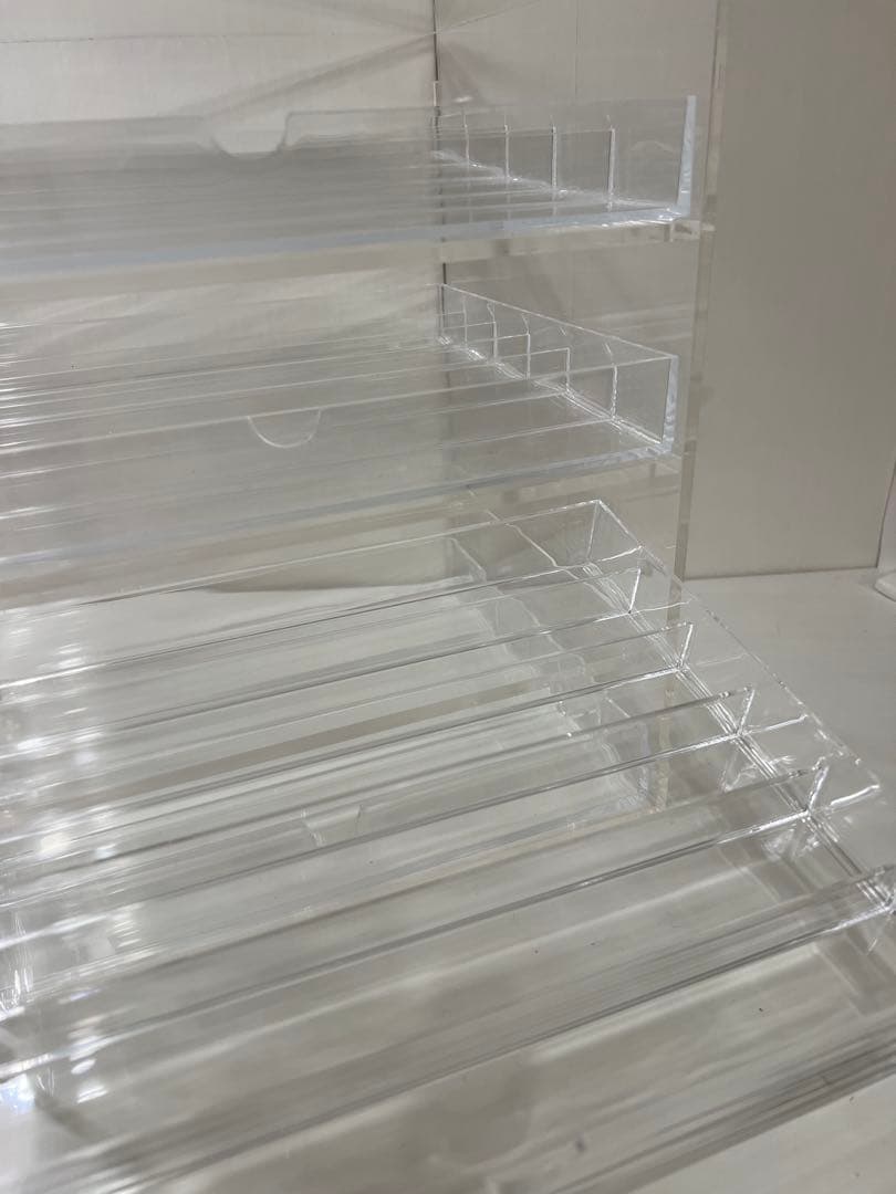 beautINIT ビューティーイニット 透明アクリルメイク収納ボックス 4段