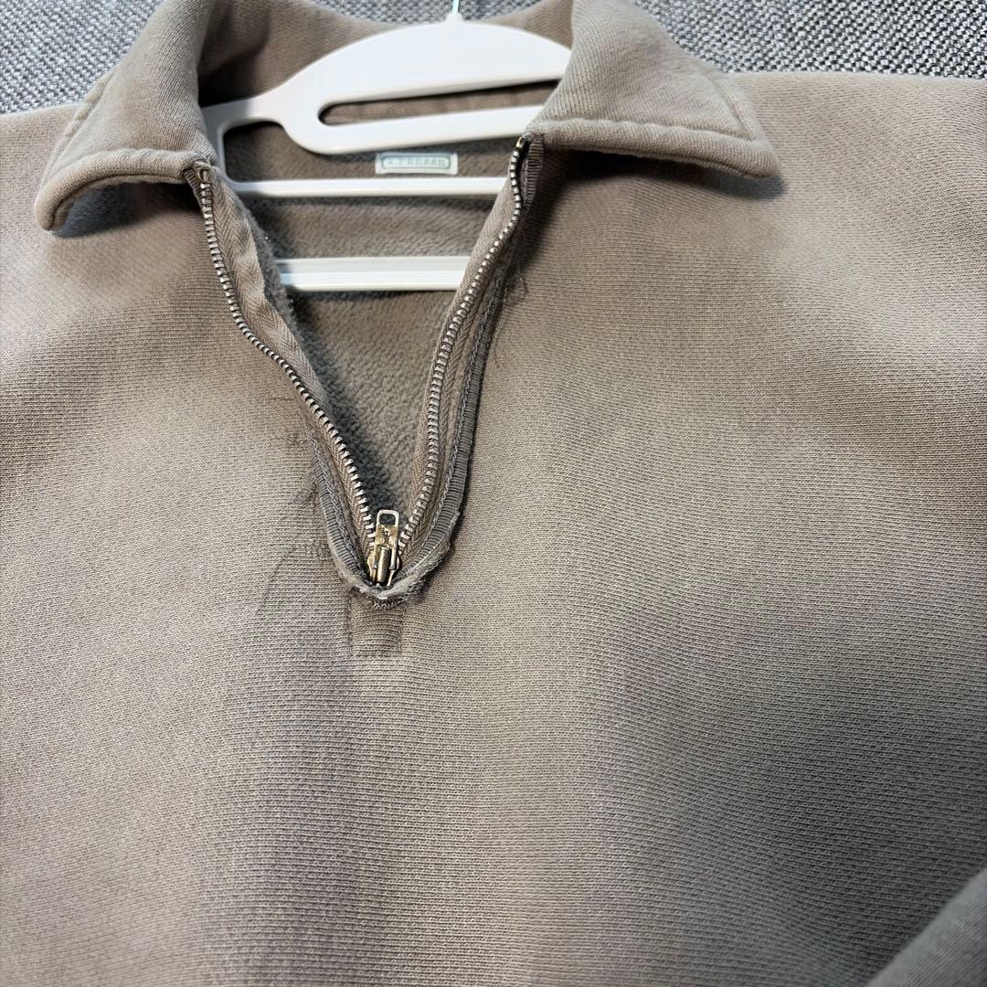 トップス A.PRESSE Vintage Half Zip Sweat Shirt 2