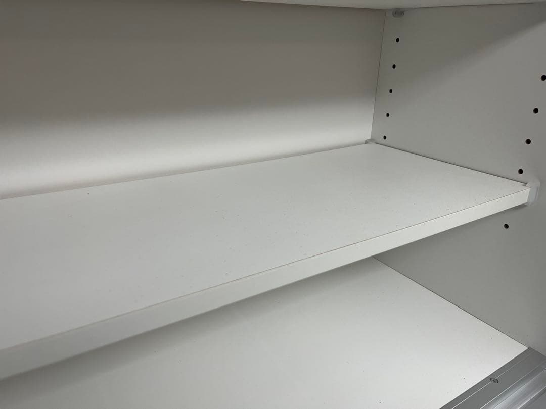 ニトリ　キッチンボード　120cm幅　レジューム　ホワイト　白　食器棚　カウンタ