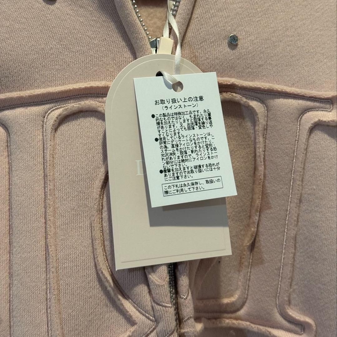 Darich DDロゴビジュージップパーカー ピンク