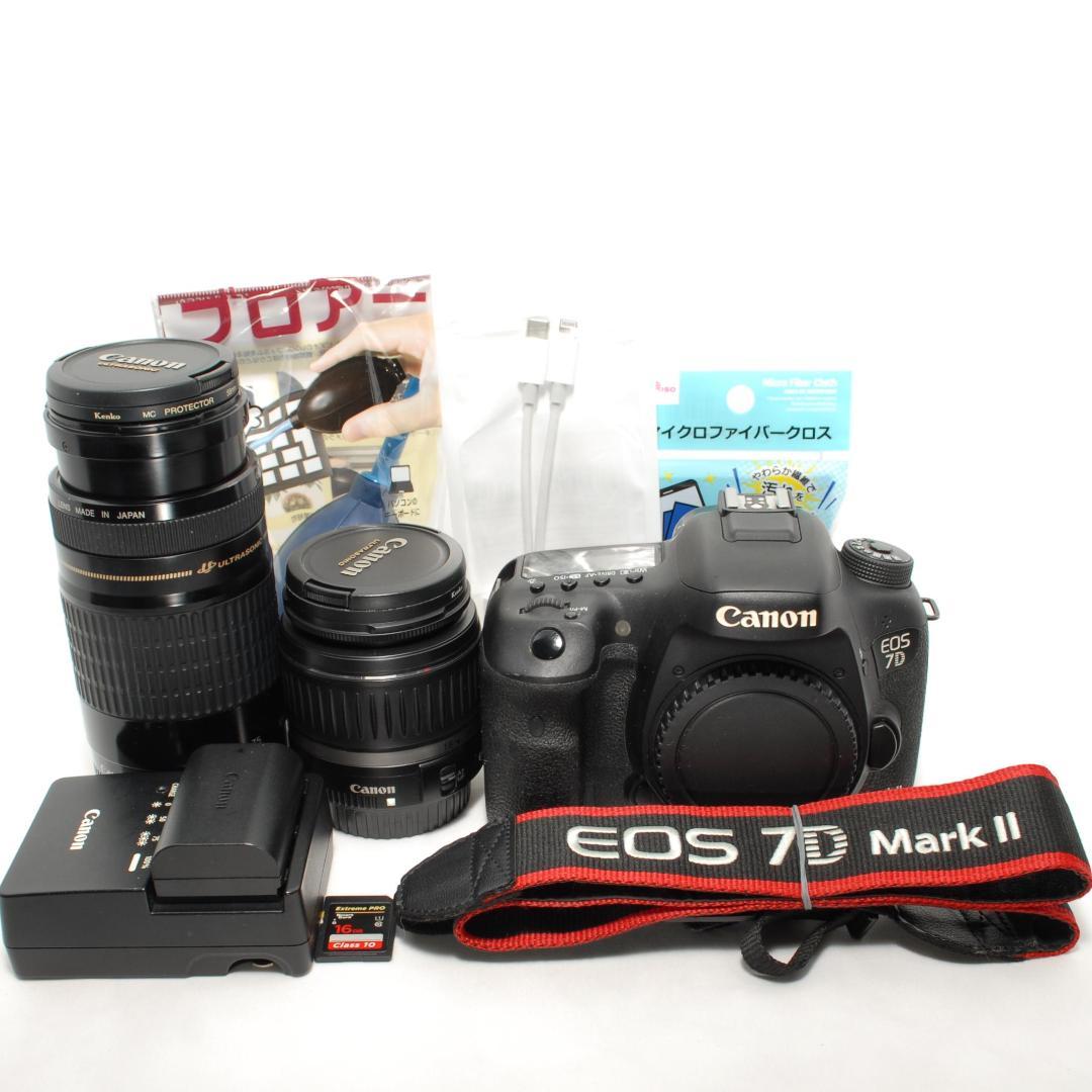 ☘️動作良品☘️Canon EOS 7D Mark Ⅱ 超望遠ダブルレンズセット