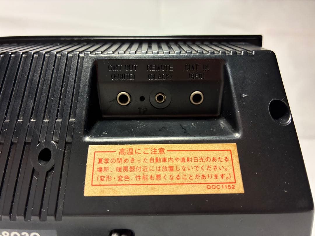 動作品　national RQ-8030 データレコーダー　カセットプレーヤー