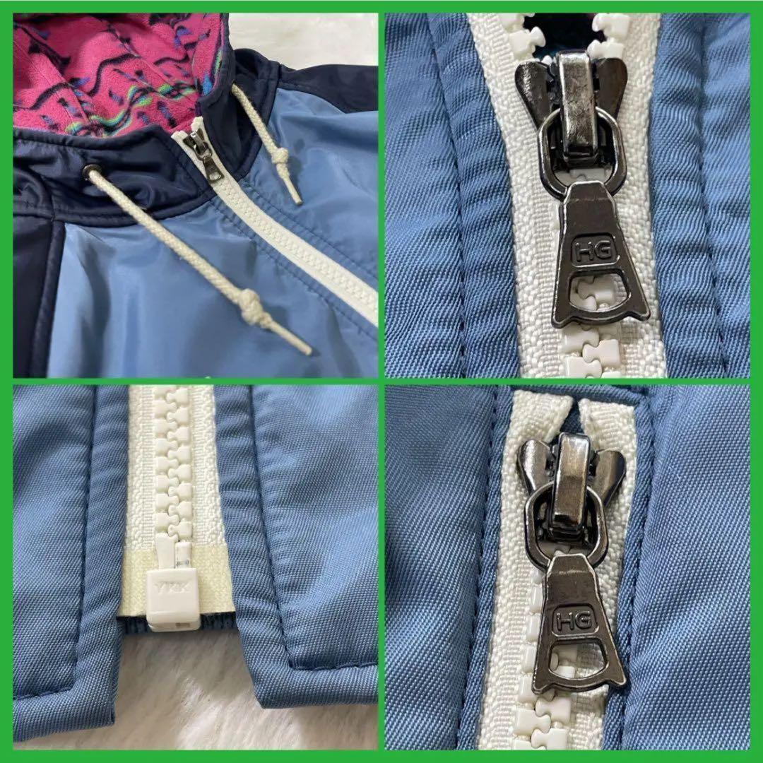 【希少】ヒステリックグラマー　ナイロン　マイクロフリース　フーデットブルゾン