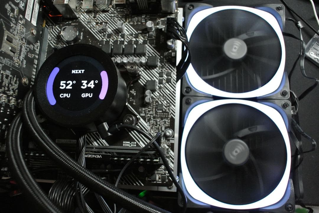簡易水冷 NZXT Kraken Z63 RGB 280mm 黒 動作品