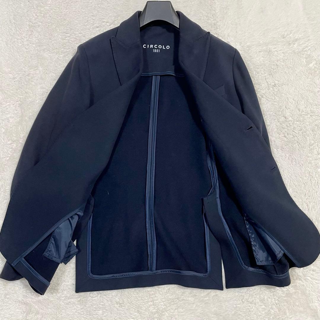 CIRCOLO1901 チルコロ CN2342 コットン ジャージ ジャケット