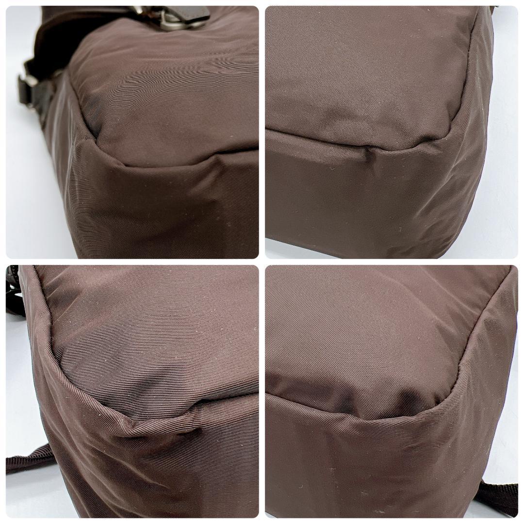 TOMORROWLAND ナイロン レザー ショルダーバッグ A4可　f399