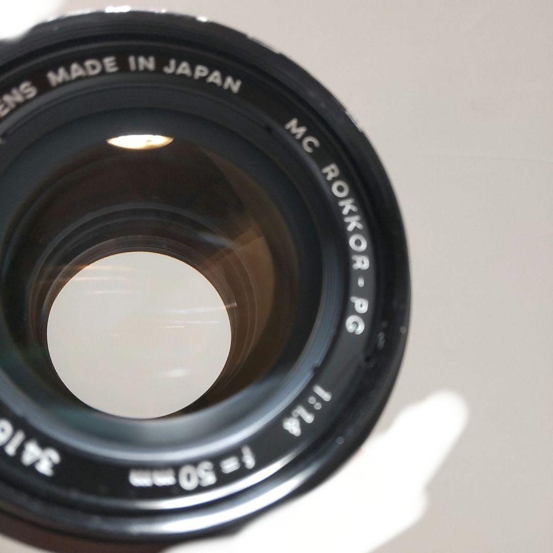 minolta XE ブラック MC ROKKOR PG F1.4 50㎜