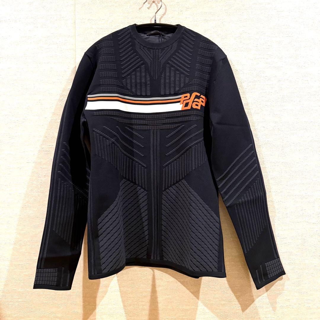 PRADA ブラック 長袖ニット 48