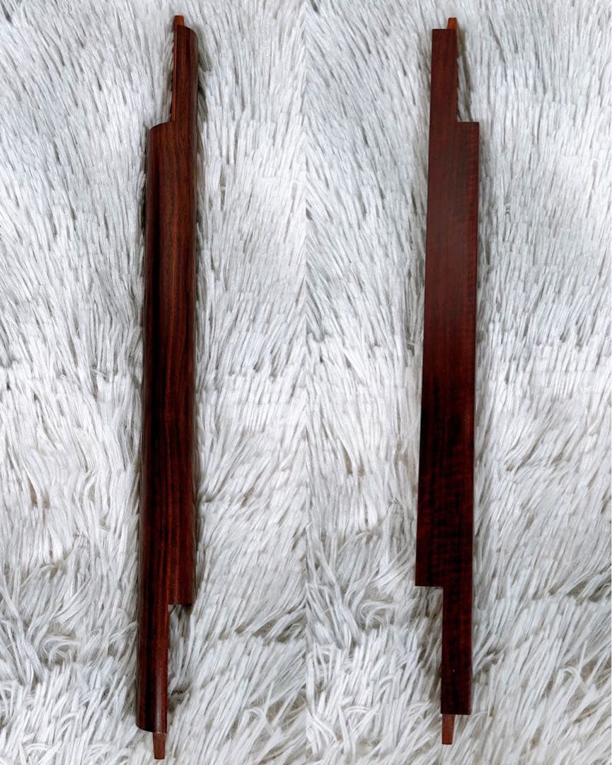 【希少】高級民謡三味線　三味線　紅木　金細　綾杉胴　新品弦張替え済み