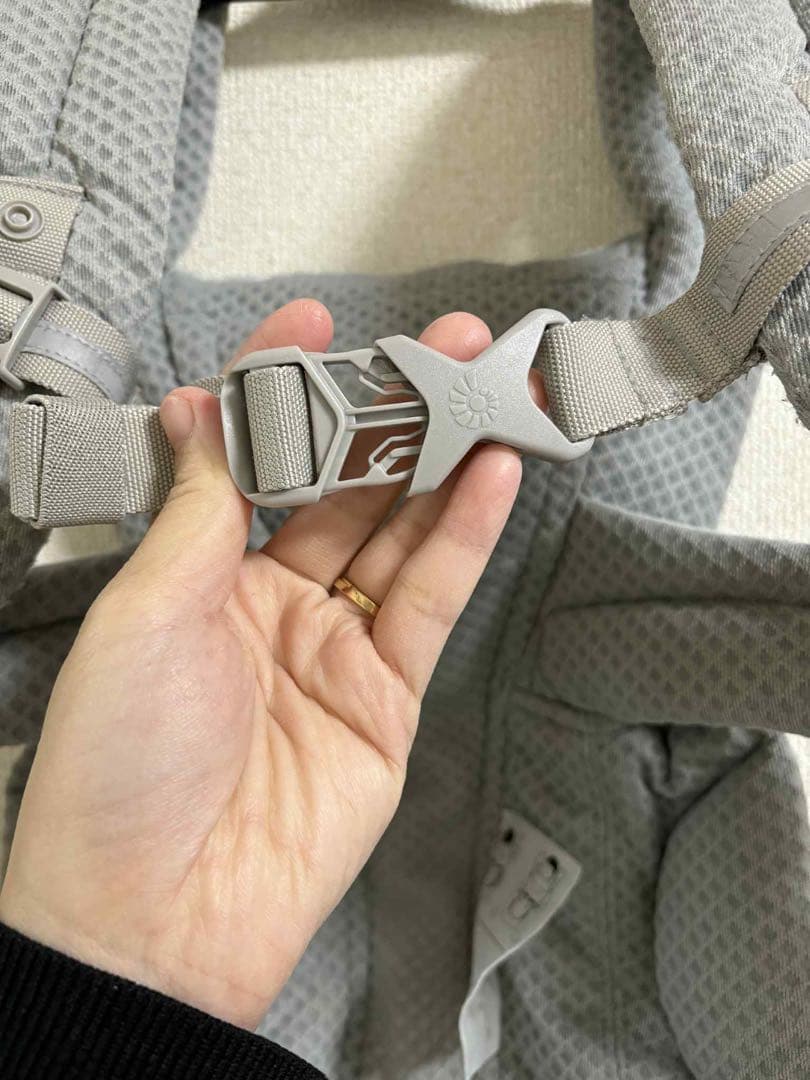 【極美品‼️】エルゴベビー オムニ ブリーズ パールグレー