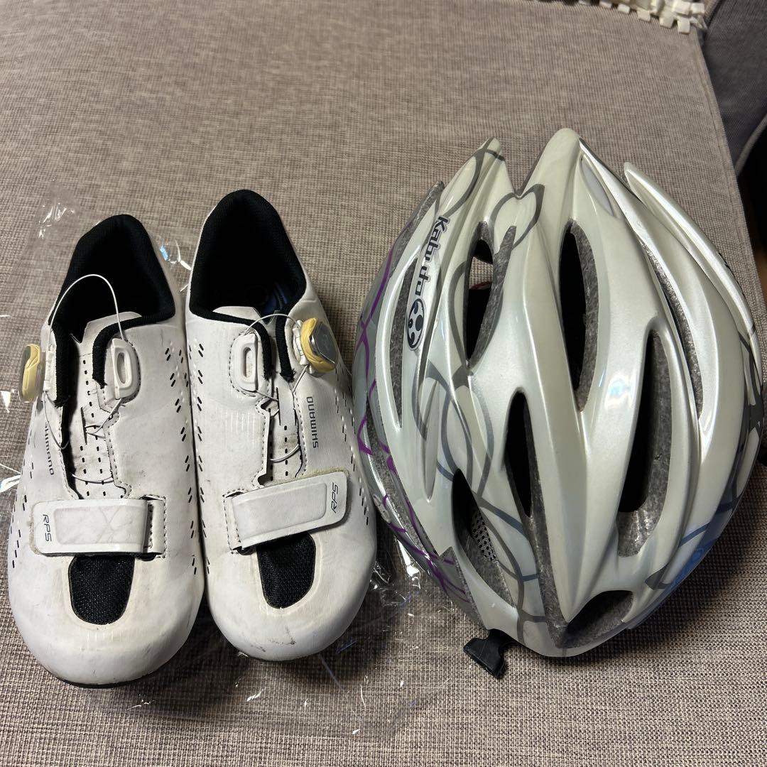 SHIMANO ロードシューズ ➕ヘルメットセット