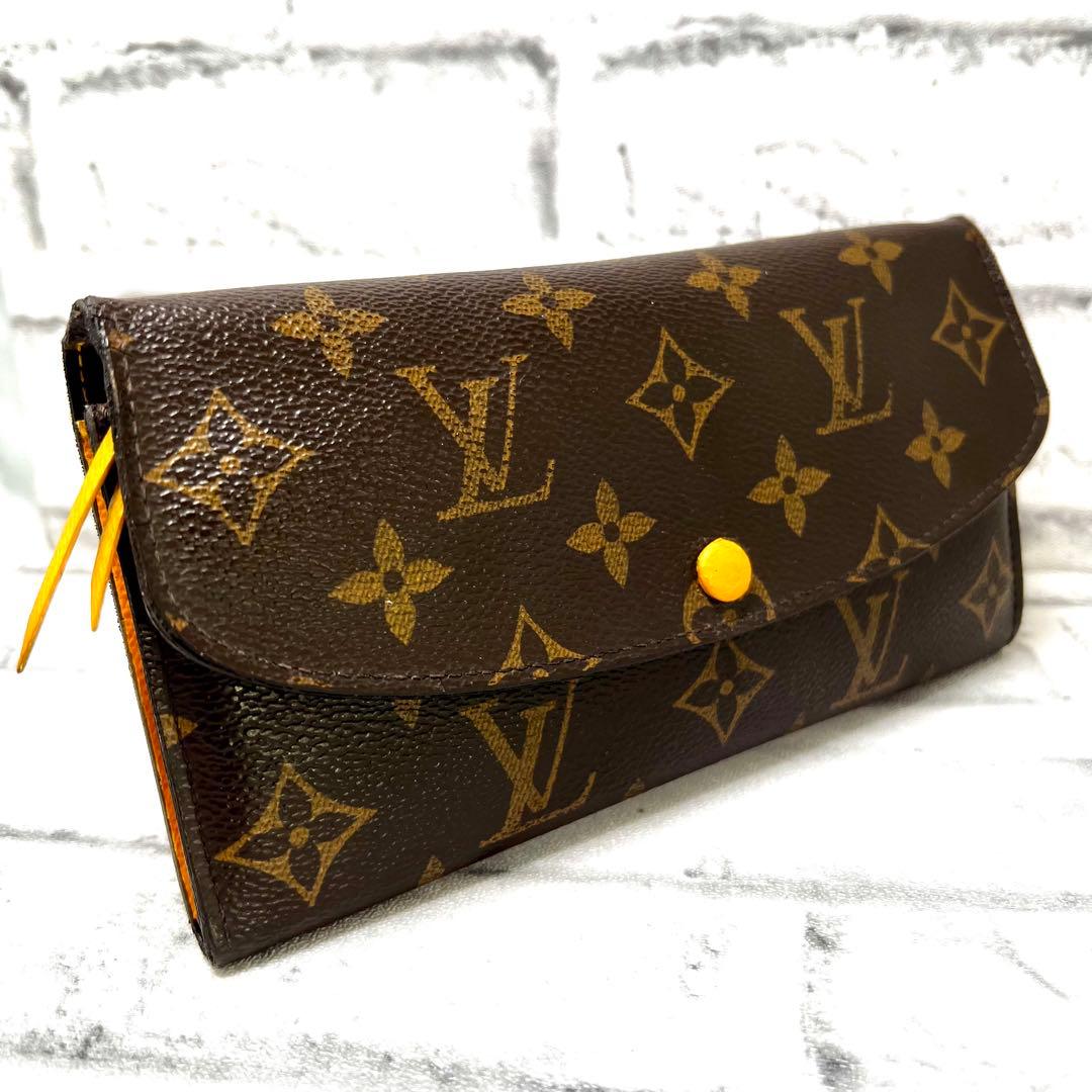 ルイヴィトン モノグラム ポルトフォイユ エミリー ミモザ M60698