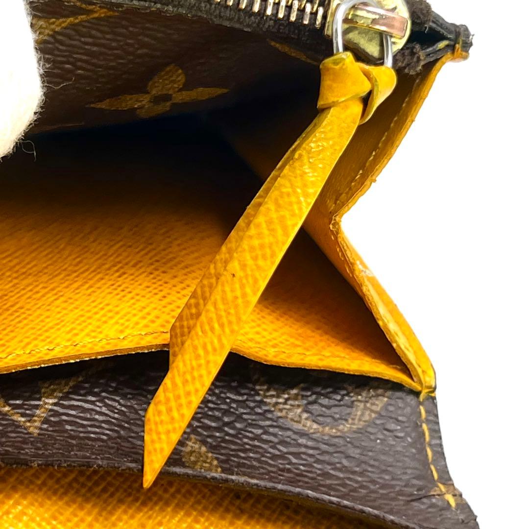 ルイヴィトン モノグラム ポルトフォイユ エミリー ミモザ M60698