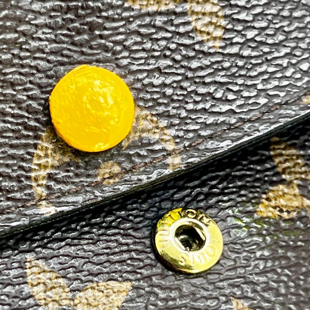 ルイヴィトン モノグラム ポルトフォイユ エミリー ミモザ M60698