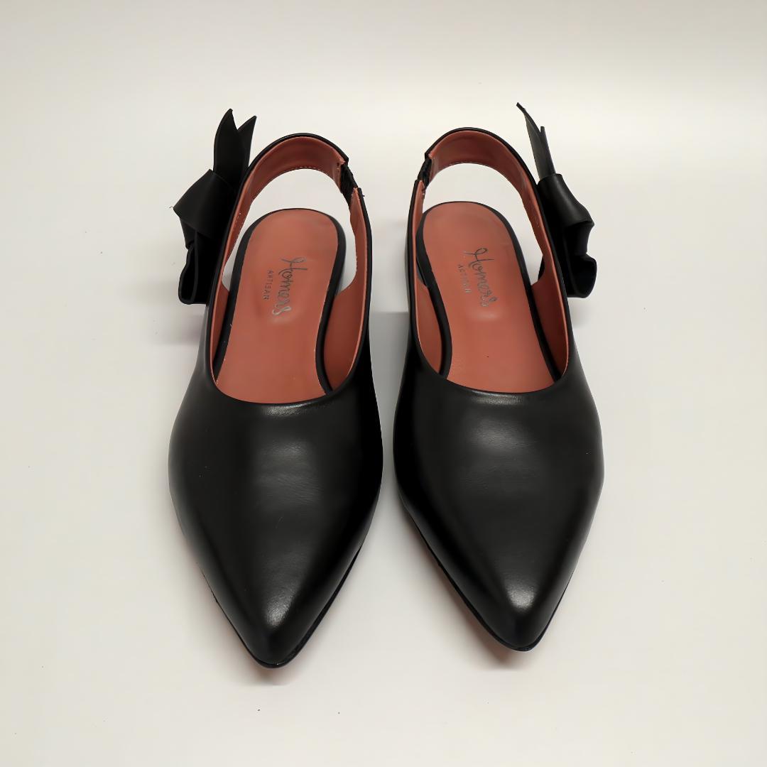 rs｜ホーマーズ リボン フラットシューズ36